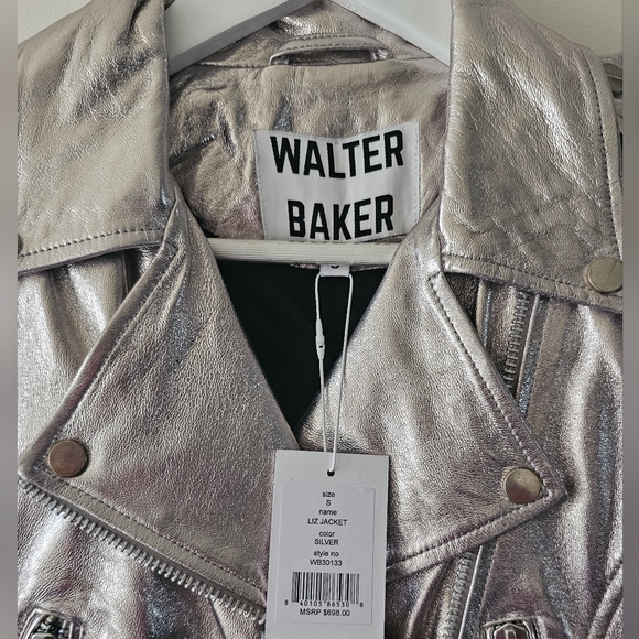 Walter Baker Jackets & Blazers - Walter Baker 100% lamb leather motto jacket
